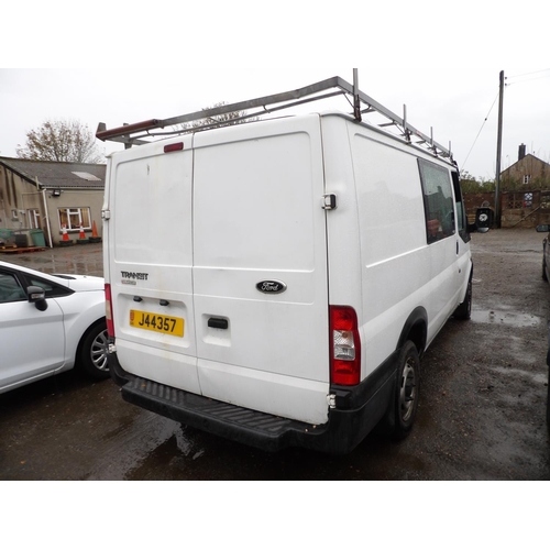 16 - A 2011 Ford Transit T2880s 2.2 TDCI double cab panel van J44357 (diesel/manual), odometer reading 11... 