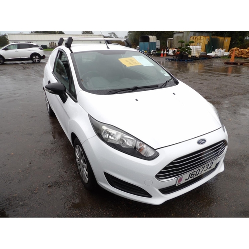 17 - A 2013 Ford Fiesta 1.5 TDCi small goods van J60732 (diesel/manual), odometer reading 32,718 miles - ... 