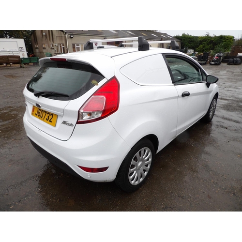 17 - A 2013 Ford Fiesta 1.5 TDCi small goods van J60732 (diesel/manual), odometer reading 32,718 miles - ... 