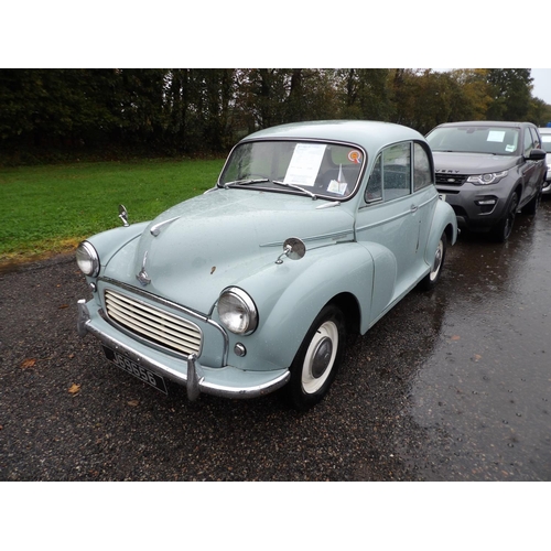 2 - A 1959 Morris Minor 1.0 two door saloon J69656 (petrol/manual), odometer reading 44,337 miles