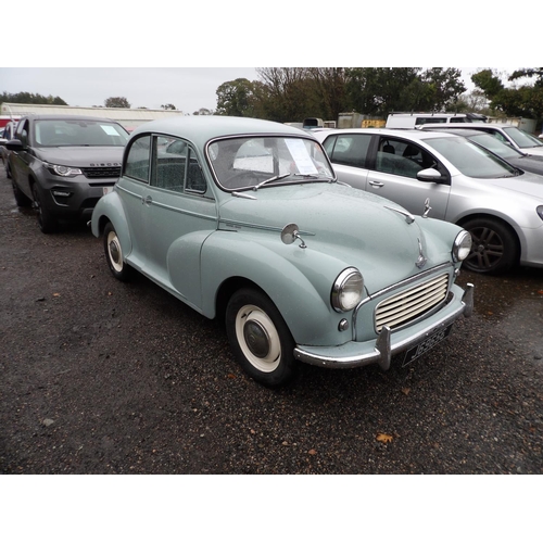 2 - A 1959 Morris Minor 1.0 two door saloon J69656 (petrol/manual), odometer reading 44,337 miles