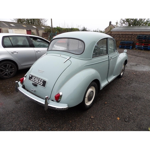 2 - A 1959 Morris Minor 1.0 two door saloon J69656 (petrol/manual), odometer reading 44,337 miles