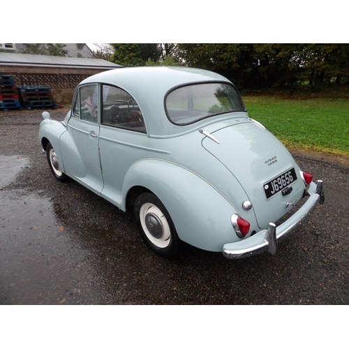 2 - A 1959 Morris Minor 1.0 two door saloon J69656 (petrol/manual), odometer reading 44,337 miles