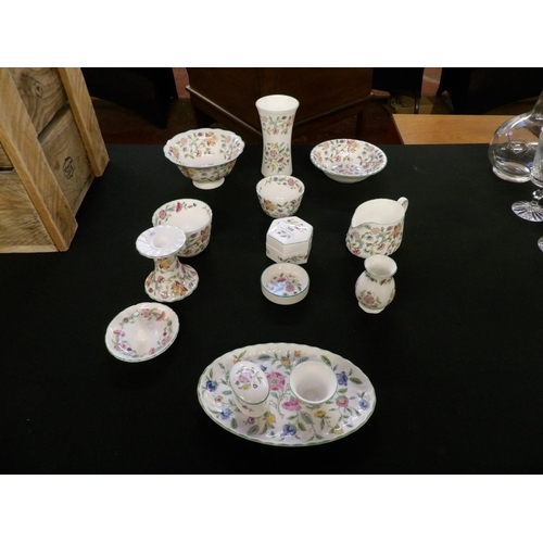 308 - A collection of Minton Haddon Hall china