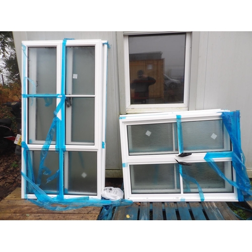 41 - A selection of double glazed windows and doors