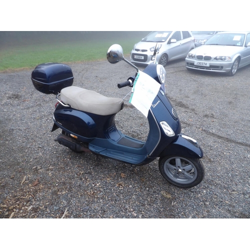 2 - A 2010 Piaggio Vespa LX50 scooter J145678, odometer reading 19,893 KM - current DVS Certificate of S... 