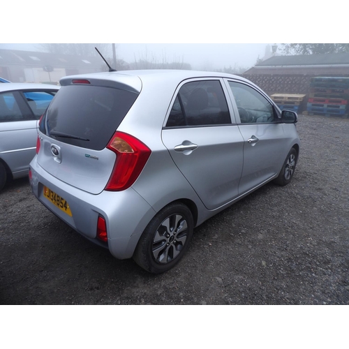 3 - A 2016 Kia Picanto 1.25 five door hatchback J134854 (petrol/manual), odometer reading 5,609 miles on... 