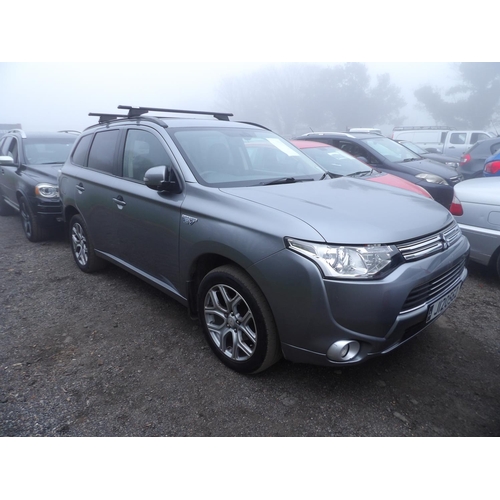 4 - A 2014 Mitsubishi Outlander GX3 PHEV SUV (hybrid/automatic), odometer reading 77,132 miles - Audible... 