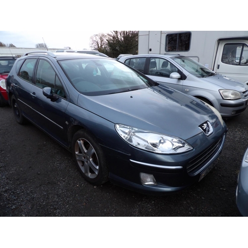 13 - A 2006 Peugeot 407 SE HDi 2.0 five door hatchback J24369 (diesel/manual), odometer reading 89,577 mi... 