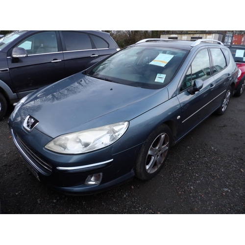 13 - A 2006 Peugeot 407 SE HDi 2.0 five door hatchback J24369 (diesel/manual), odometer reading 89,577 mi... 