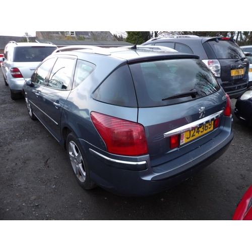 13 - A 2006 Peugeot 407 SE HDi 2.0 five door hatchback J24369 (diesel/manual), odometer reading 89,577 mi... 