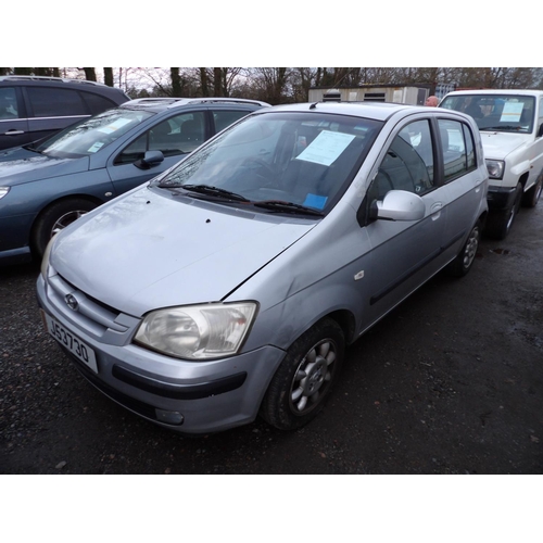 16 - A 2003 Hyundai Getz 1.6 CDX five door hatchback J53730 (petrol/manual), odometer reading 72,457 mile... 