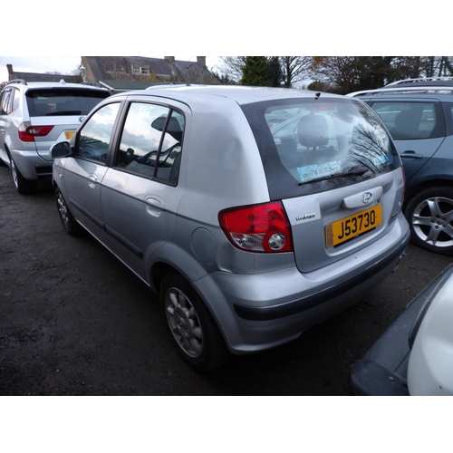 16 - A 2003 Hyundai Getz 1.6 CDX five door hatchback J53730 (petrol/manual), odometer reading 72,457 mile... 