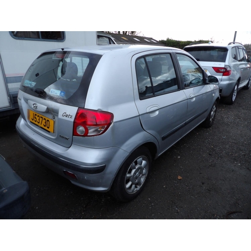 16 - A 2003 Hyundai Getz 1.6 CDX five door hatchback J53730 (petrol/manual), odometer reading 72,457 mile... 