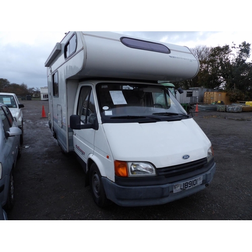 18 - A 1993 Ford Challenger 2.5 TDi left hand drive camper van J89101 (diesel/manual), odometer reading 2... 