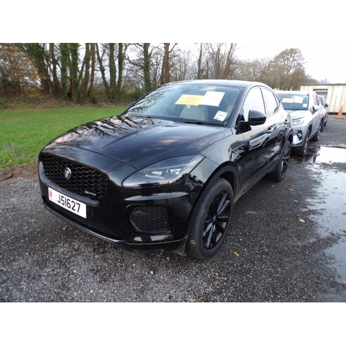 3 - A 2023 Jaguar E-Pace HSE hybrid SUV J51627 (hybrid electric/automatic), odometer reading 6,712 miles... 