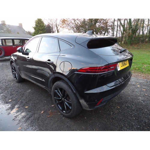 3 - A 2023 Jaguar E-Pace HSE hybrid SUV J51627 (hybrid electric/automatic), odometer reading 6,712 miles... 