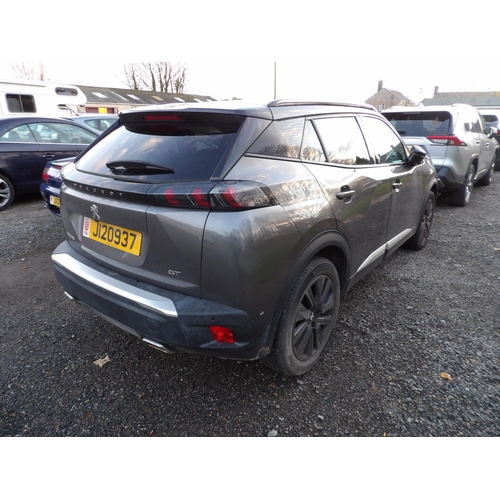 5 - A 2020 Peugeot 2008 GT 1.2 SUV J120937 (petrol/automatic), odometer reading 24,467 miles - one owner... 