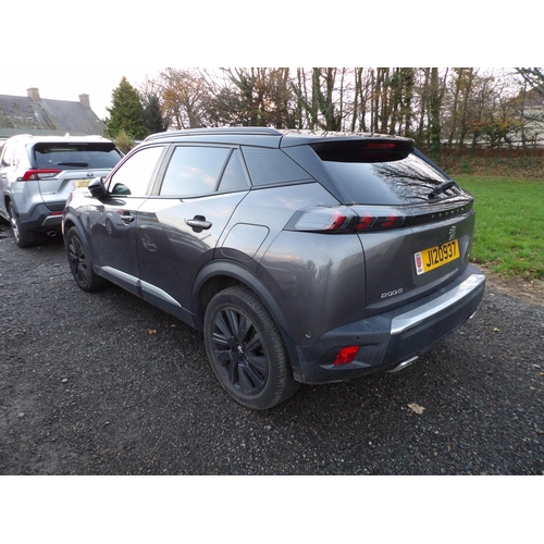 5 - A 2020 Peugeot 2008 GT 1.2 SUV J120937 (petrol/automatic), odometer reading 24,467 miles - one owner... 