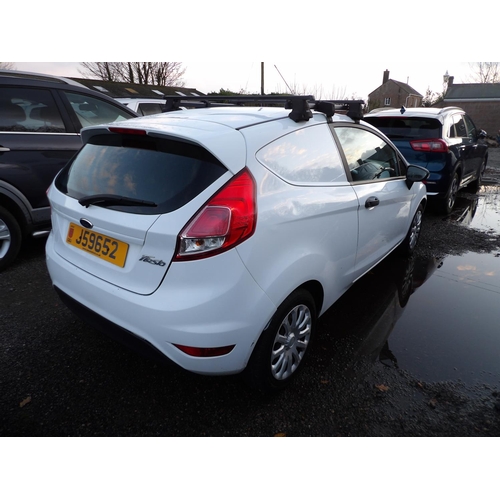 7 - A 2014 Ford Fiesta 1.5 TDCi small goods van J59652 (diesel/manual), odometer reading 51,712 miles - ... 