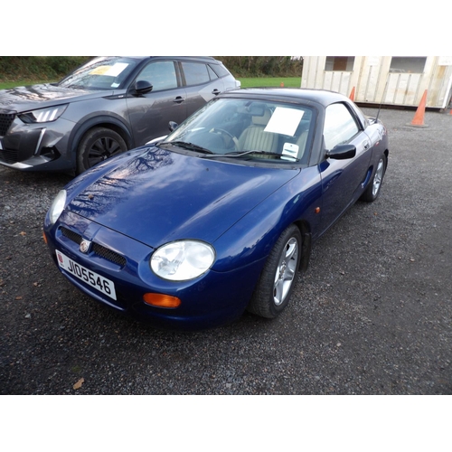 8 - A 1998 Rover MGF 1.8i convertible roadster with hard top J105516 (petrol/manual), odometer reading 8... 