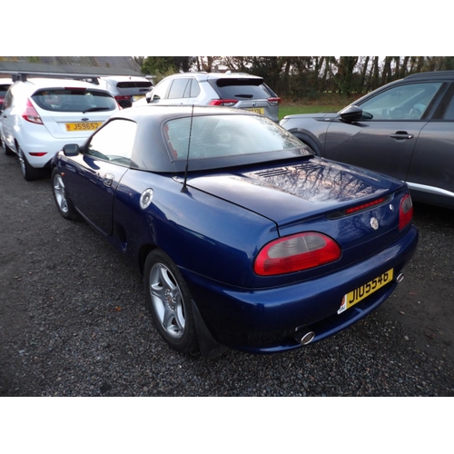 8 - A 1998 Rover MGF 1.8i convertible roadster with hard top J105516 (petrol/manual), odometer reading 8... 