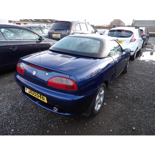 8 - A 1998 Rover MGF 1.8i convertible roadster with hard top J105516 (petrol/manual), odometer reading 8... 