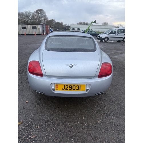 2 - A 2004 Bentley Continental GT 6.0 coupe J29031 (petrol/automatic), odometer reading 23,659 miles onl... 