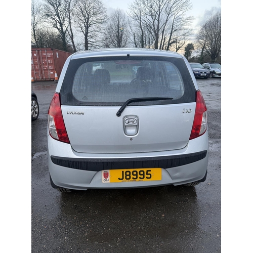 3 - J8995 - A four digit registration mark assigned to a 2011 Hyundai i10 Comfort 1.2 five door hatchbac... 