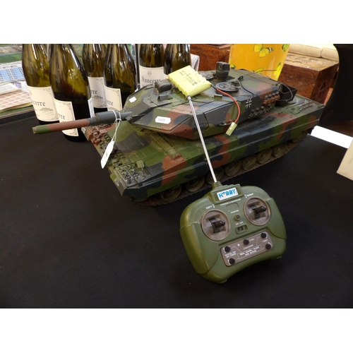 306 - A remote controlled model tank