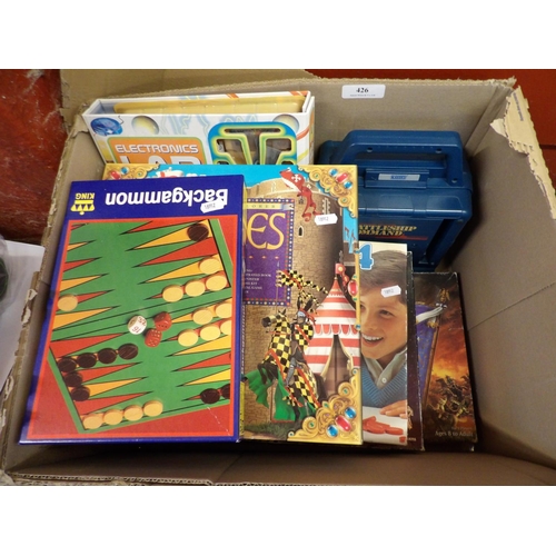 426 - Assorted board games