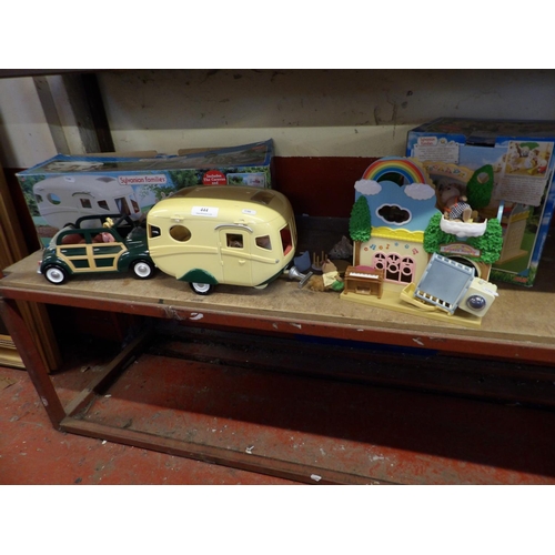 444 - A range of Sylvanian Family models and accessories