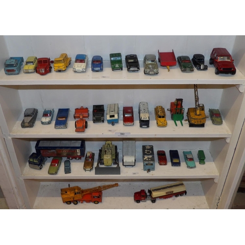 302 - A varied accumulation of mid century diecast model vehicles and plant