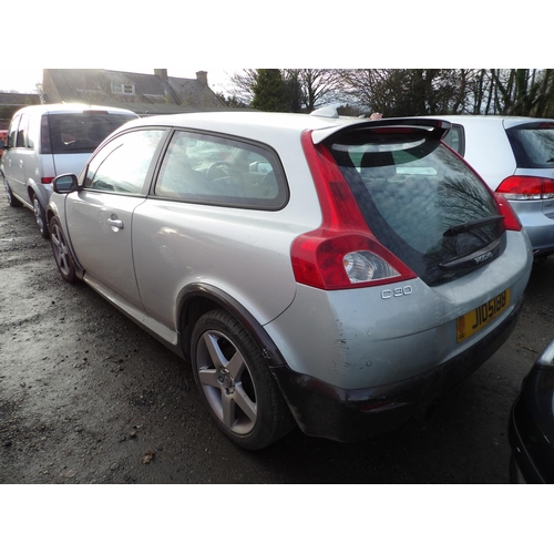 15 - A 2008 Volvo C30 1.6 TDi three door hatchback J105188 (diesel/manual), odometer reading 74,088 miles... 