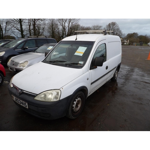 21 - A 2005 Vauxhall Combi 1.3 CDTi panel van J103415 (diesel/manual), odometer reading illegible.