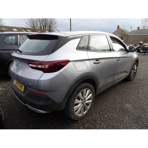 5 - A 2021 Vauxhall Grandland X 1.2 Turbo Elite SUV J143745 (petrol/manual), odometer reading 31,998 mil... 