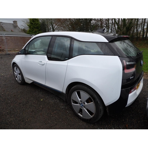 2 - A 2015 BMW i3 five door hatchback J142640 (electric/automatic), odometer reading 43,592 miles