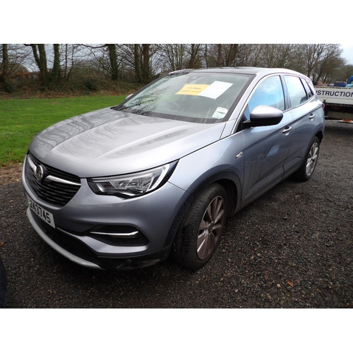 4 - A 2021 Vauxhall Grandland X 1.2 Turbo Elite SUV J143745 (petrol/manual), odometer reading 31,998 mil... 