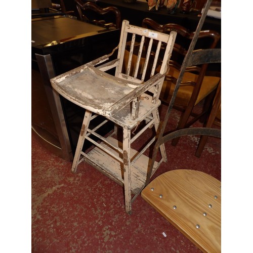 368 - A vintage high chair