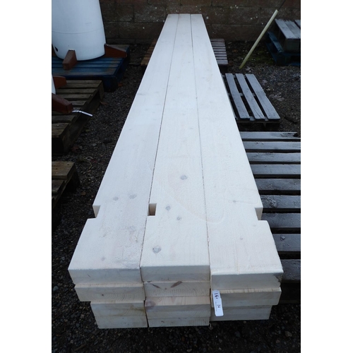 24 - Twelve lengths of new timber 4.6m x 200mm x 70mm