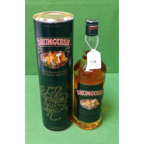 120 - A 1L presentation bottle of Drumguish Single Highland Malt Scotch Whisky