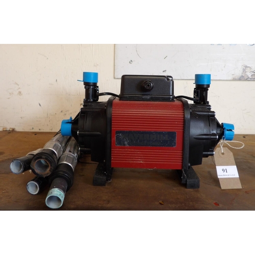 91 - A Watermill Twin Impala shower pump - unused