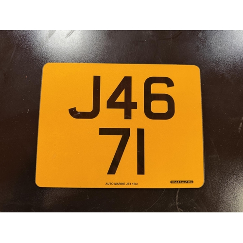 1 - J4671 - A four digit registration mark assigned to a non-running scooter of insignificant value (pur... 