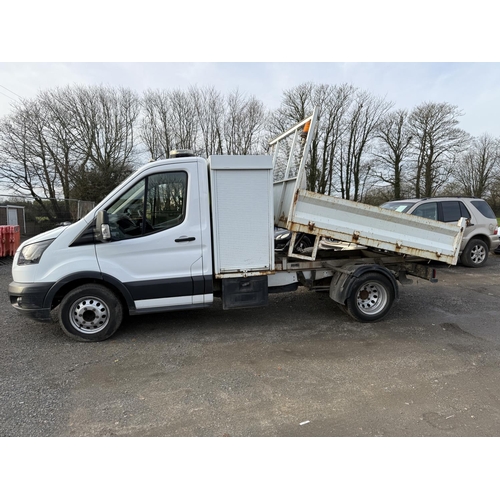 12 - A 2018 Ford Transit 350 2.0 TDCi tipper J144055 (diesel/manual) odometer reading 20,012 miles only -... 