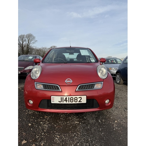 4 - A 2009 Nissan Micra N-Tec 1.2 five door hatchback J141882 (petrol/manual), odometer reading 67,933 m... 