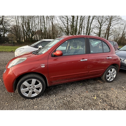 4 - A 2009 Nissan Micra N-Tec 1.2 five door hatchback J141882 (petrol/manual), odometer reading 67,933 m... 