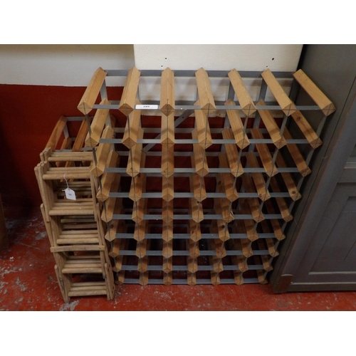 189 - Two sets of wine racks