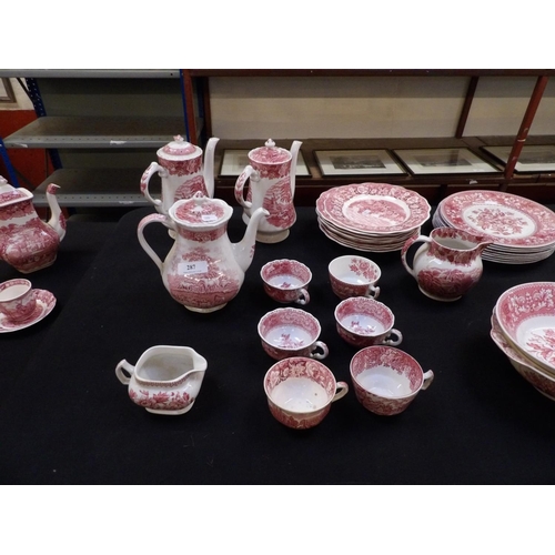 287 - A large assortment of Ironstone china