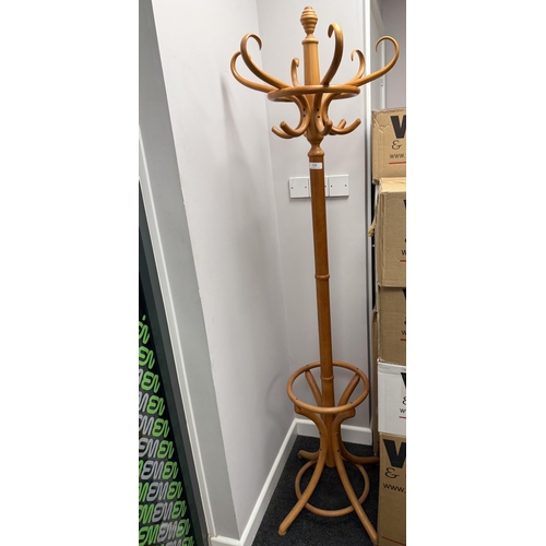 325 - A bentwood hat and coat stand