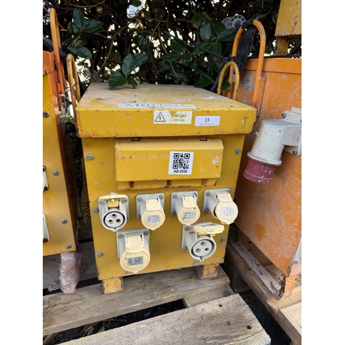 33 - A 110 volt site transformer